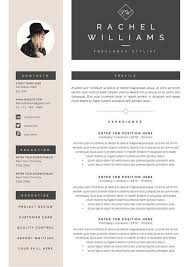 4 Page Resume Cv Template Cover Letter For Ms Word Instant Digital Download The Sultry Cv Kreatif Desain Cv Brosur