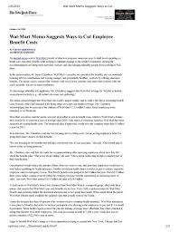 Beware checks with payment in full, full and final settlement or similar language is written in the memo field or endorsement area. Wal Mart Memo Suggests Ways To Cut Employee Benefit Costs