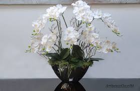 Silk flower arrangements centerpieces large artificial silk flower. Ambiencedecojm Luxury Floral Arrangements
