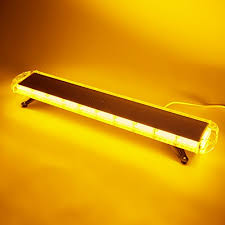V Sek 47 Amber Yellow Extreme High Intensity Construction Emergency Warning Strobe Light Bar Roof Top Low Profile Law Enforcement Hazard Flashing 88 Led For Tow Truck Vehicle Amber Yellow 88led 47 Buy
