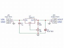 lm317 adjustable linear regulator module