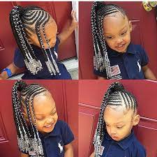 2019 Beautiful And Lovely Braids For Kids Black Kids Braids Hairstyles Kids Hairstyles Girls Kids Hairstyles