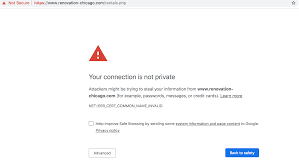 Why Does My Website Redirect Say The Site Is Not Secure Search Console Community