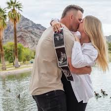 Fangirl Sports Network | Now on deck…baby boy Trout!! 👀⚾️🩵 Los Angeles  Angels center fielder Mike Trout and his wife Jessica announced they'll be  ... | Instagram
