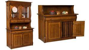 A hutch above and an expansion table below is what you discover in our pull out dining tables which are handcrafted of solid wood. Pull Out Dining Tables Space Saving Tables By Countryside Amish