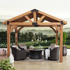 Backyard Discovery 12 X 10 Brookdale Gazebo With Electric Sam S Club Outdoor Pergola Backyard Gazebo Patio Gazebo