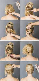 Stuck on ways to wear your short hair? Adoro Banana Dupla Short Hair Styles Easy Short Hair Updo Tutorial Short Hair Styles