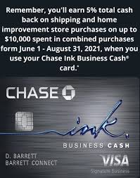 On the other hand, american express typically limits you to five total amex credit cards, whether they're personal, business, or a combination of the two. Targeted Chase Business Cards Earn 5 Back On Shipping Home Improvement Stores Up To 10 000 In Spend Doctor Of Credit
