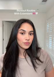 Blowout Routine with Extensions for Gorgeous Hair