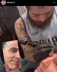 Seems as though Posty hooked Steve-O up with a new tattoo… 😬