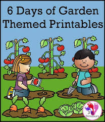 6 Fun Days Of Garden Themed Printables Preschool Garden Garden Theme Classroom Garden Theme Kindergarten