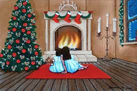 Waiting for santa even it is still summer. Waiting For Santa Claus Painting By Mareen Haschke