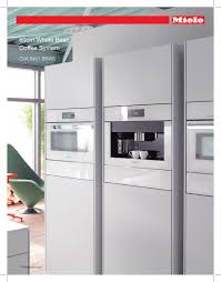 Only use the coffee machine in rooms where the ambient Miele Cva 6401 Brilliant White Built In Specification Manualzz