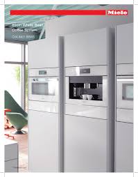Perfect aroma doesn't happen by chance. Miele Cva 6401 Brilliant White Built In Specification Manualzz