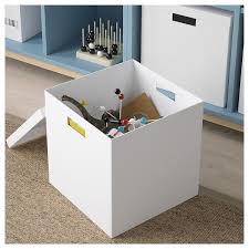 Tjena Kasten Mit Deckel Weiss Ikea Storage Boxes With Lids Storage Boxes Ikea