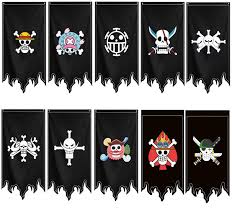 Amazon.com : Official ONE PIECE Cosplay Poster Spade Pirate Flag Banner  70X125CM : Sports & Outdoors