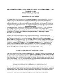 The tennessee parenting plan law (tenn. 49 Free Parenting Plan Custody Agreement Templates á… Templatelab