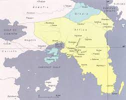 Map Of Attica Map Greece Map Ancient Athens