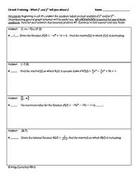 Give Your Students Engaging Practice With The Circuit Format This 16 Question Circuit Asks Students About Inc Calculus Rational Function Exponential Functions
