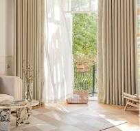 Amazon.com: Whoiy Curtains 90 Inches Long Set of 2 Panels for Bedroom and  Living Room, Chenille Patchwork Blackout Curtains Grommet Beige Modern ...