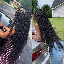 25 Trendy Goddess Box Braids Hairstyles Longboxbraids Long Goddess Box Braids S Box Braids Hairstyles For Black Women Braids With Curls Box Braids Hairstyles
