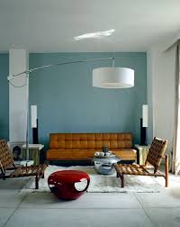 The family living room had a chunky fireplace surround, carpeting, purple walls, and beige ceilings. Modern Living Room In Retro Style Interior Design Ideas Ofdesign