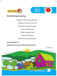 Buku siswa kelas 1 sd/mi. Materi Kelas 1 Tema 3 Subtema 1 Kegiatan Pagi Hari