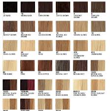 49 Qualified Hair Extension Color Number Chart