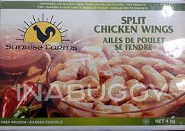 There are 256 calories (on average) in 100g of chicken wings. Sunrise Farms Split Chicken Wings 4 Kg Costco Salgary Grocery Delivery Inabuggy