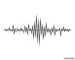 Black Music Sound Waves Isolated On White Background Audio Equalizer Technology Pulse Musical Vector In 2020 Wave Illustration Sound Wave Tattoo Sound Waves Design