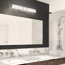 Home depot bathroom lighting fixtures. Artika Royale Brushed Nickel Integrated Led Vanity Light