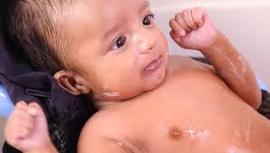 You don't need to bathe him every day, although you can if he enjoys it. Newborn Baby Bath Video Newborn Baby