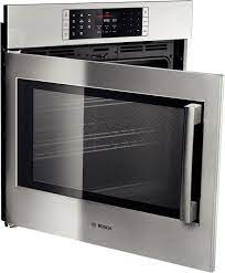 Side door oven owners, what's your experience with them? Bosch Hblp451luc 30 Inch Single Electric Wall Oven With 4 6 Cu Ft European Convection Capacity Self Clean 14 Cooking Modes Fast Preheat Temperature Probe Ada Compliant Star K Certified Sabbath Mode And Side Swing Door