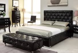 Shop bedroom sets from nebraska furniture mart. Buy At Home Michelle King Platform Bedroom Set 2 Pcs In Black Leather Online
