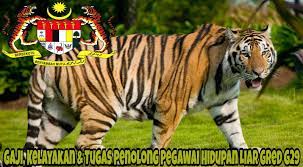 Permohonan jawatan kosong jabatan perlindungan hidupan liar dan taman negara (perhilitan). Gaji Kelayakan Tugas Penolong Pegawai Hidupan Liar Gred G29 Spa