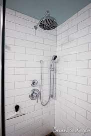 It can add strength and help avoid chipping and cracking. Master Bathroom Reveal White Subway Tile Shower Tile Bathroom Master Bathroom Design