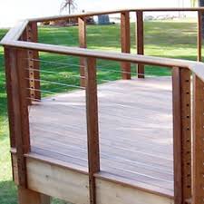 Start by setting the posts plumb and at the same height from the ground. Cable Railing Decksdirect