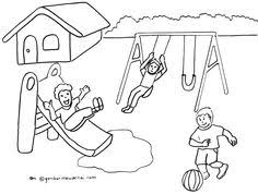 Mewarnai gambar kerja bakti di sekolah. Contoh Gambar Contoh Mewarnai Gambar Lingkungan Sekolah Kataucap