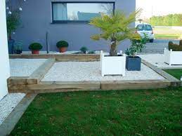 decoration paysagere traverses paysageres en bois traverses de chemin de fer realisations traverses bordure jardin bois traverses jardin amenagement jardin