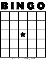Customizable Blank Bingo Card Template Free Customize Your Free Printable Blank Bingo Card Blank Bingo Cards Custom Bingo Cards Bingo Cards