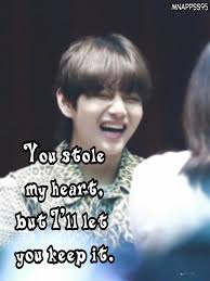 We can't spell lo_e without v! v: Bts V Photo Quotes Love Quotes Pour Android Telechargez L Apk