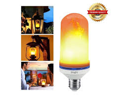 Led Flame Bulb Flickering Flame Light Bulbs Outdoor E26 Base Fire Effect Bulb For Home Party Bar Restaurant Garden Lanterns Monoprice Com