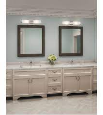 One on the right and left side of the. Livex 52122 91 Weston 2 Light 17 Inch Brushed Nickel Ada Ada Wall Sconce Bath Vanity Wall Light