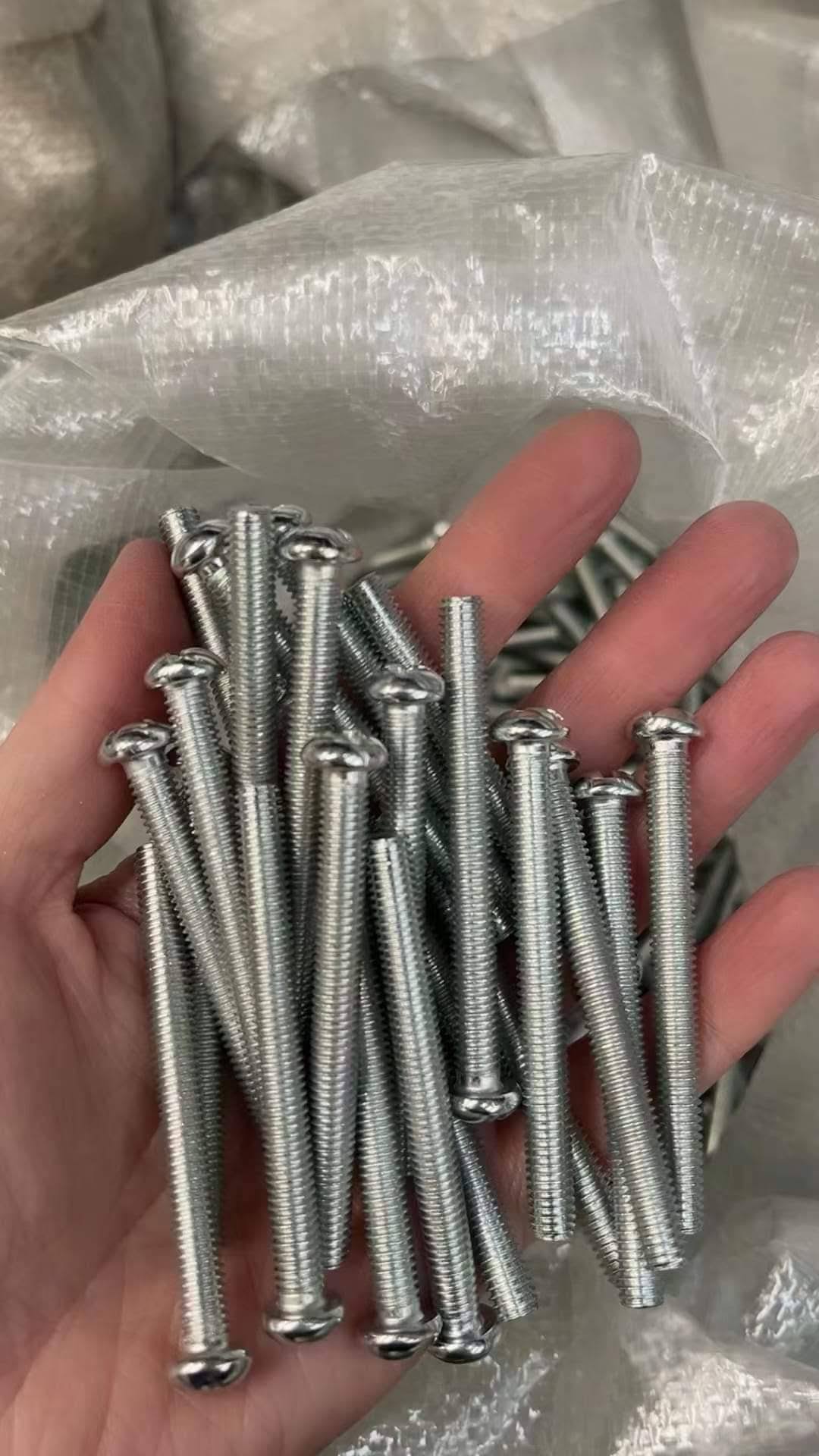 Stainless steel pan head machine screw 8x100 product image