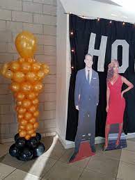 When decorating the party venue, be sure to hang up a hollywood banner to greet guests and direct them inside. Holiday Balloon Themes Balloon Decorating Christmas Balloon Decorations San Diego