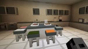 A beautiful kitchen made using a minecraft mod. Download The Updated Minecraft Kitchen Mod Gearcraft