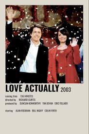 Love Actually Polaroid Poster In 2020 Love Actually Movie Posters Minimalist Love Actually 2003