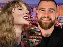 Taylor Swift, Travis Kelce Hit Vegas Hot Spot with Patrick, Brittany Mahomes