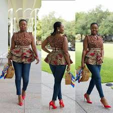 Elle symbolise la gloire et la beauté. 30 Stylish And Trendy Ankara Tops To Wear With Jeans Afrocosmopolitan