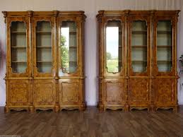 Nr 917 919 Ital Vitrine Schrank Aus Kirschbaum Holz Intarsien Barocker Stil Ebay Vitrine Barock Stil Schrank